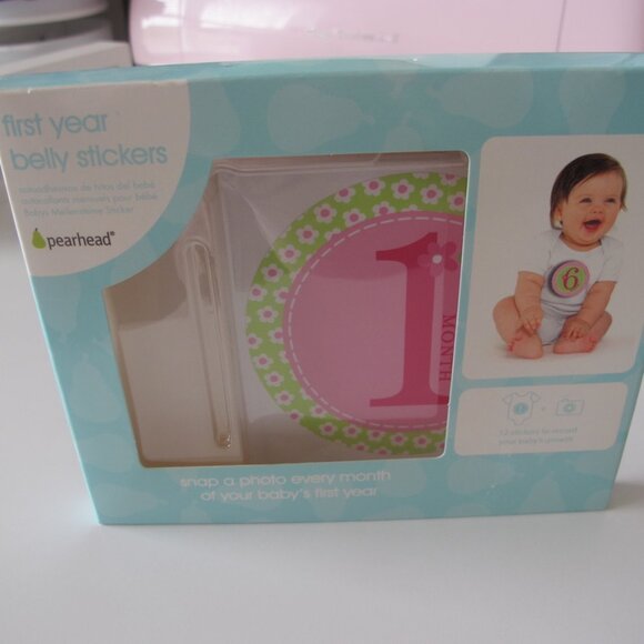 Pearhead Other - First Year Belly Stickers 12 Stickers Total NEW